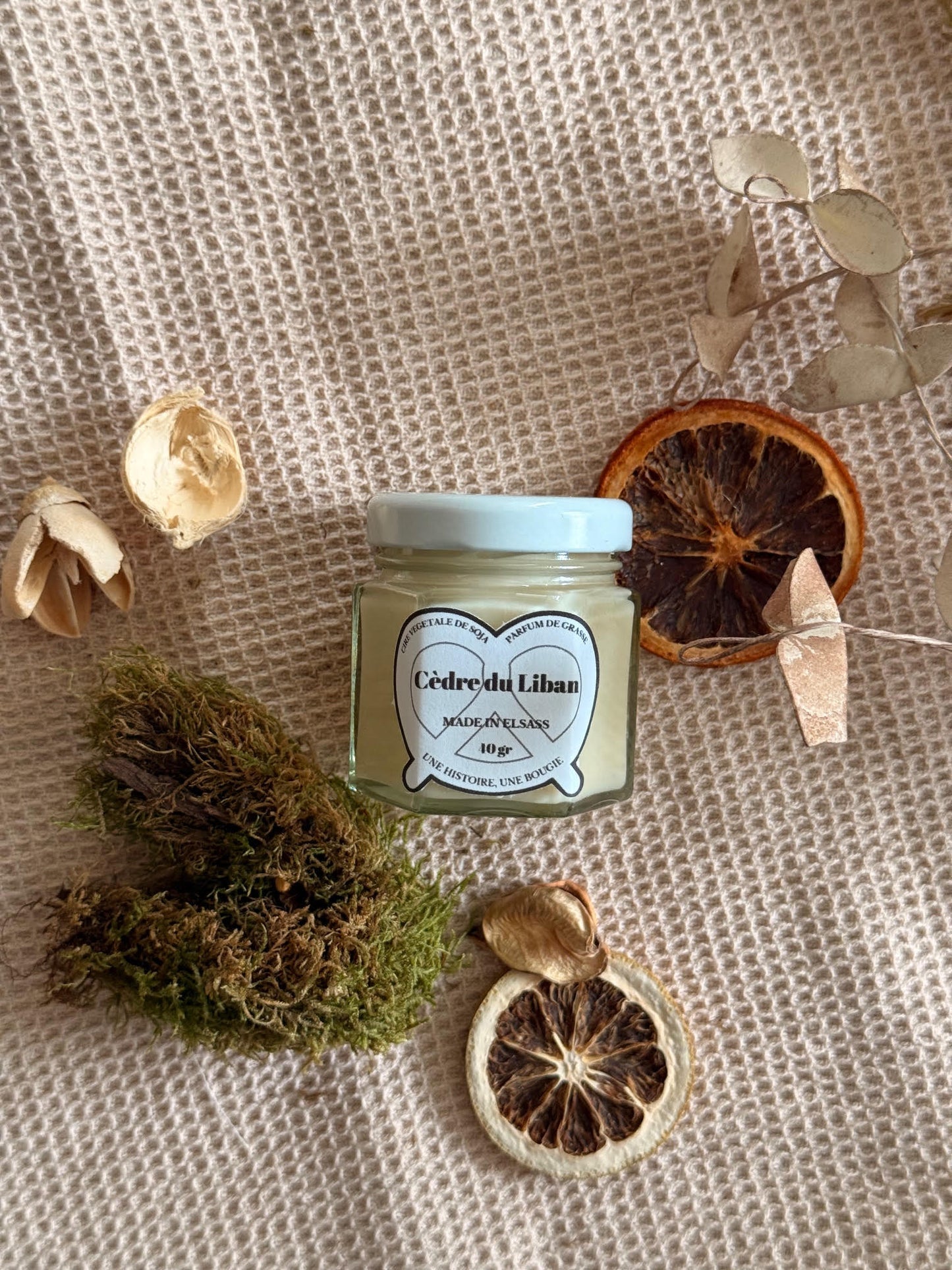 Bougie parfumée Cèdre du Liban