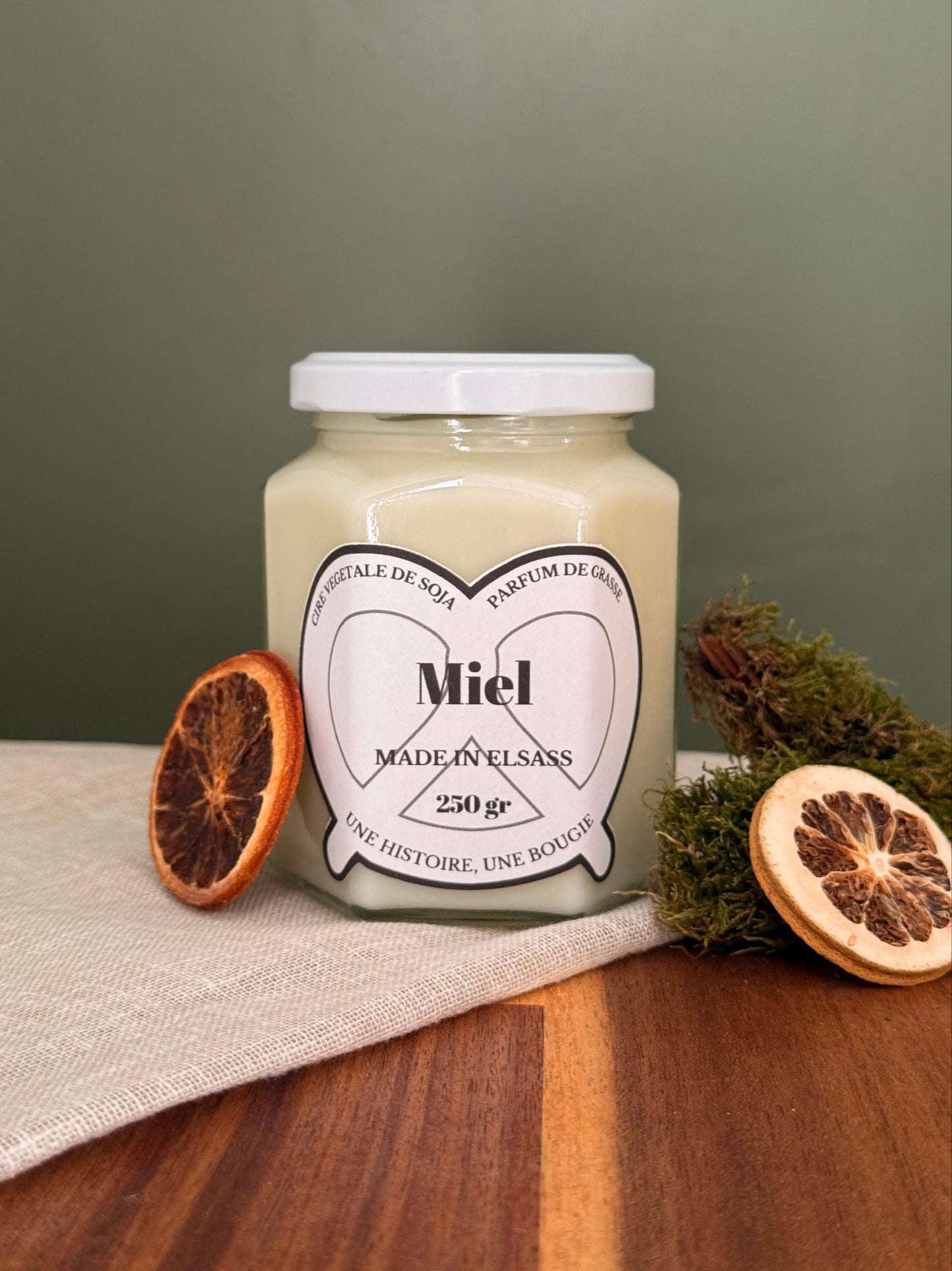 Bougie parfumée Miel