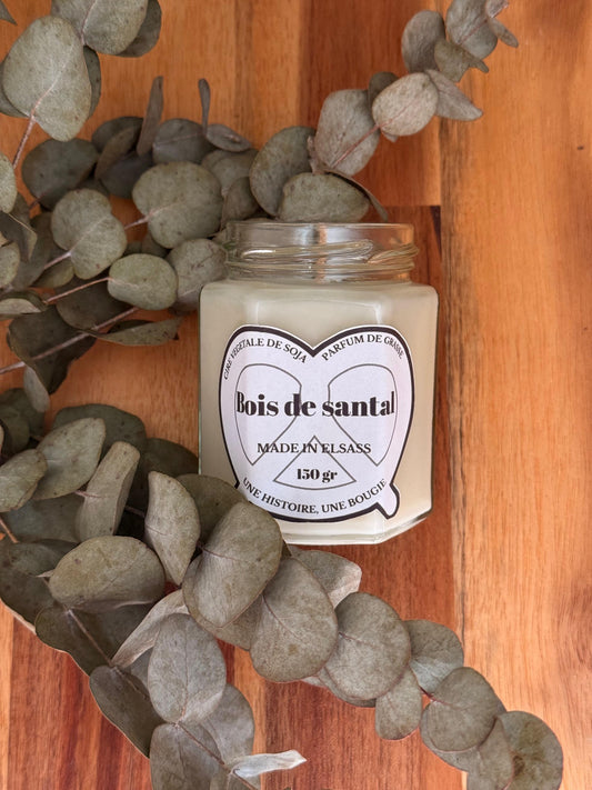 Bougie parfumée Bois de santal