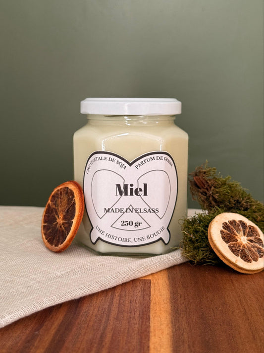 Bougie parfumée Miel