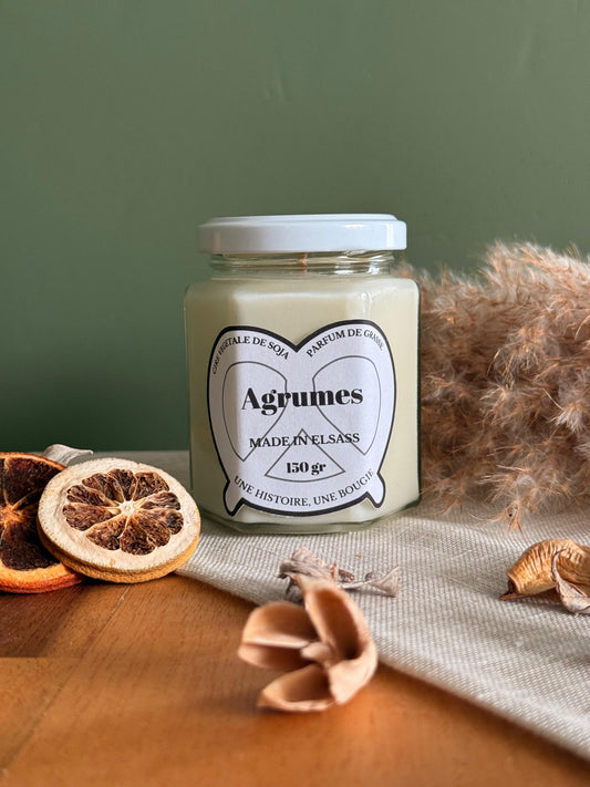 Bougie parfumée Agrumes