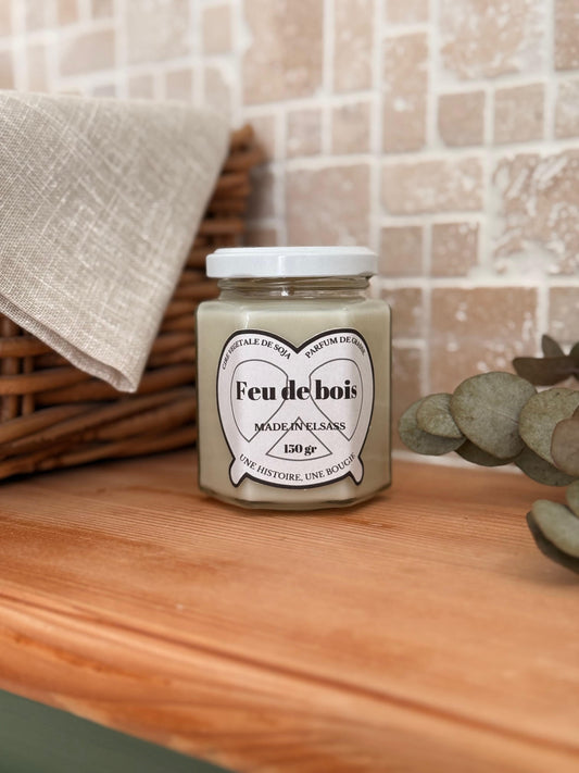 Bougie parfumée Feu de bois